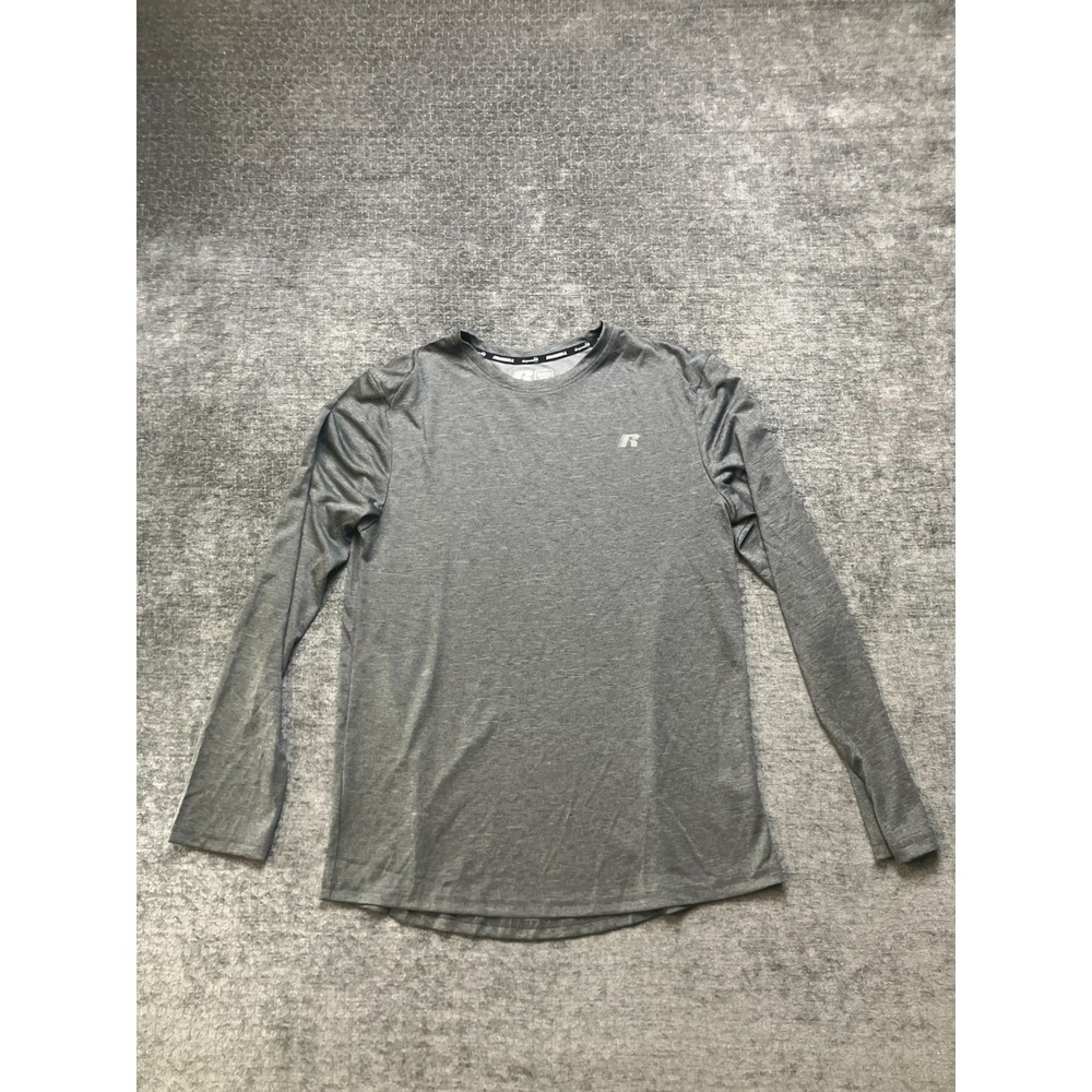 Russell Athletic Dri-Power 360 Fresh Force T-Shirt Mens Small Gray Training Fit